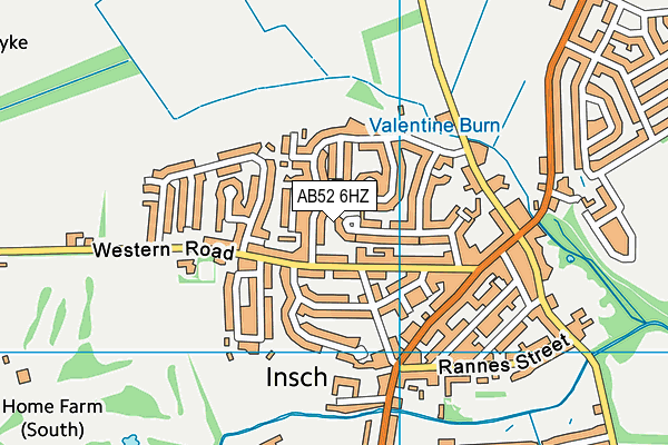 AB52 6HZ map - OS VectorMap District (Ordnance Survey) AB52 6HZ map - OS VectorMap District (Ordnance Survey)