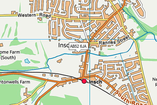 AB52 6JA map - OS VectorMap District (Ordnance Survey) AB52 6JA map - OS VectorMap District (Ordnance Survey)