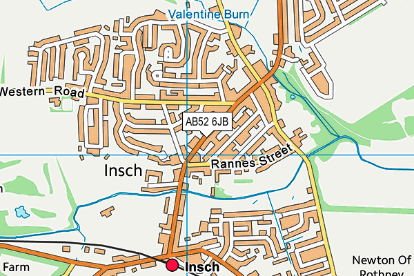 AB52 6JB map - OS VectorMap District (Ordnance Survey) AB52 6JB map - OS VectorMap District (Ordnance Survey)