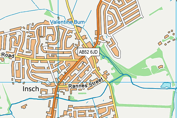 AB52 6JD map - OS VectorMap District (Ordnance Survey) AB52 6JD map - OS VectorMap District (Ordnance Survey)