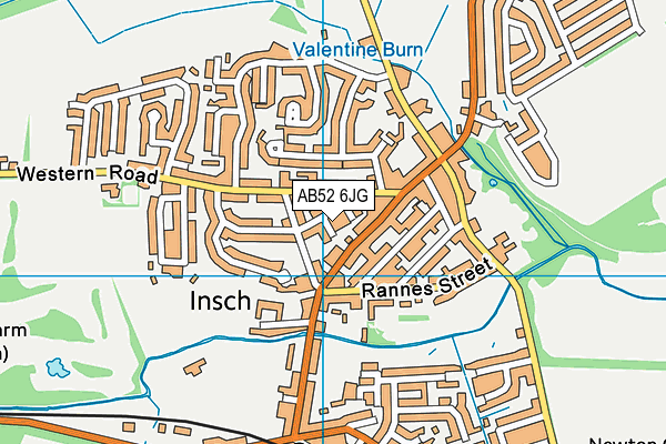 AB52 6JG map - OS VectorMap District (Ordnance Survey) AB52 6JG map - OS VectorMap District (Ordnance Survey)