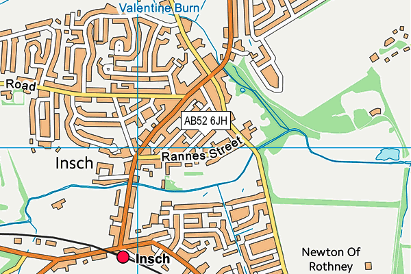 AB52 6JH map - OS VectorMap District (Ordnance Survey) AB52 6JH map - OS VectorMap District (Ordnance Survey)