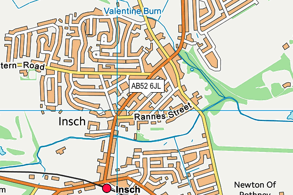 AB52 6JL map - OS VectorMap District (Ordnance Survey) AB52 6JL map - OS VectorMap District (Ordnance Survey)