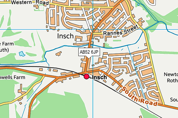 AB52 6JP map - OS VectorMap District (Ordnance Survey) AB52 6JP map - OS VectorMap District (Ordnance Survey)