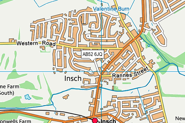 AB52 6JQ map - OS VectorMap District (Ordnance Survey) AB52 6JQ map - OS VectorMap District (Ordnance Survey)