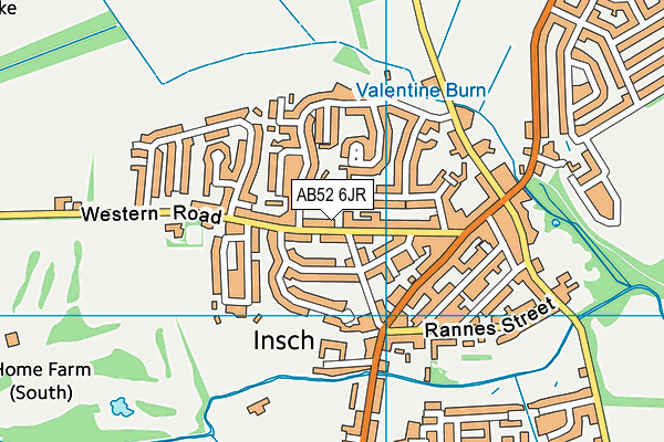 AB52 6JR map - OS VectorMap District (Ordnance Survey) AB52 6JR map - OS VectorMap District (Ordnance Survey)