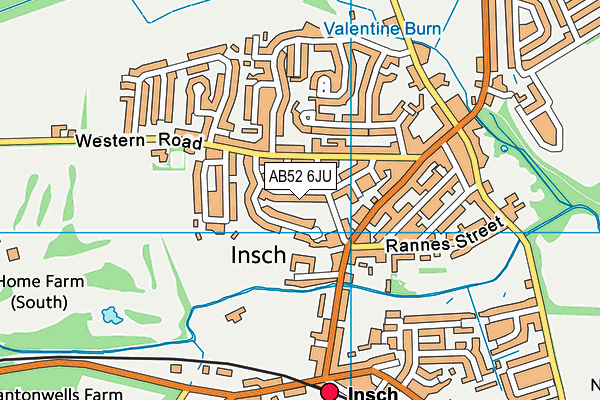 AB52 6JU map - OS VectorMap District (Ordnance Survey) AB52 6JU map - OS VectorMap District (Ordnance Survey)
