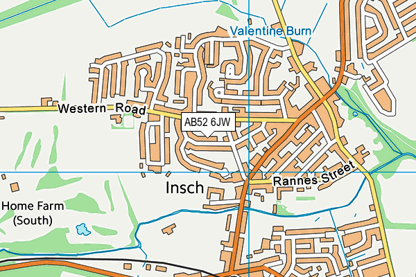 AB52 6JW map - OS VectorMap District (Ordnance Survey) AB52 6JW map - OS VectorMap District (Ordnance Survey)