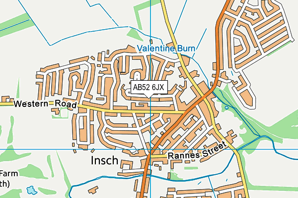 AB52 6JX map - OS VectorMap District (Ordnance Survey) AB52 6JX map - OS VectorMap District (Ordnance Survey)