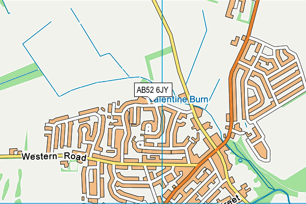 AB52 6JY map - OS VectorMap District (Ordnance Survey) AB52 6JY map - OS VectorMap District (Ordnance Survey)