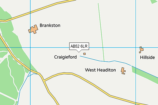 AB52 6LR map - OS VectorMap District (Ordnance Survey) AB52 6LR map - OS VectorMap District (Ordnance Survey)