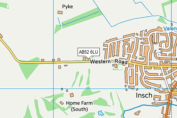 AB52 6LU map - OS VectorMap District (Ordnance Survey) AB52 6LU map - OS VectorMap District (Ordnance Survey)