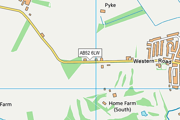 AB52 6LW map - OS VectorMap District (Ordnance Survey) AB52 6LW map - OS VectorMap District (Ordnance Survey)