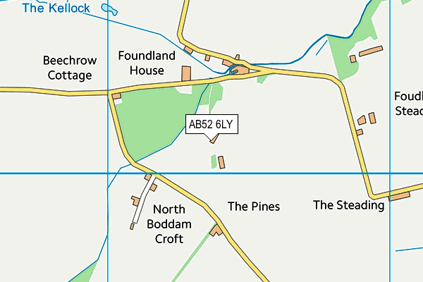 AB52 6LY map - OS VectorMap District (Ordnance Survey) AB52 6LY map - OS VectorMap District (Ordnance Survey)
