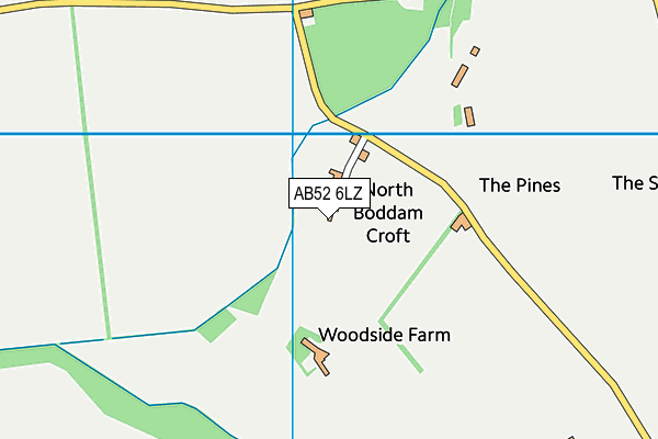 AB52 6LZ map - OS VectorMap District (Ordnance Survey) AB52 6LZ map - OS VectorMap District (Ordnance Survey)