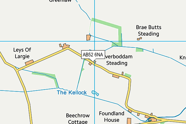 AB52 6NA map - OS VectorMap District (Ordnance Survey) AB52 6NA map - OS VectorMap District (Ordnance Survey)