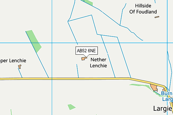 AB52 6NE map - OS VectorMap District (Ordnance Survey) AB52 6NE map - OS VectorMap District (Ordnance Survey)