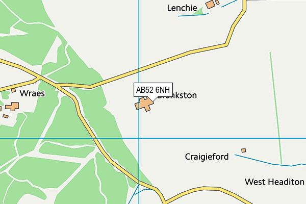 AB52 6NH map - OS VectorMap District (Ordnance Survey) AB52 6NH map - OS VectorMap District (Ordnance Survey)