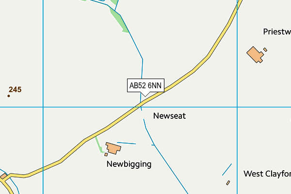 AB52 6NN map - OS VectorMap District (Ordnance Survey) AB52 6NN map - OS VectorMap District (Ordnance Survey)