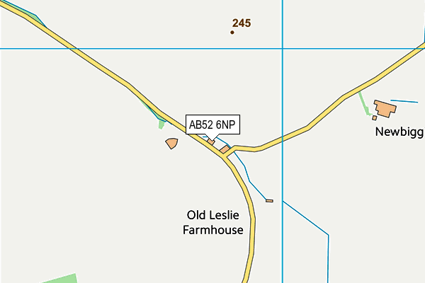 AB52 6NP map - OS VectorMap District (Ordnance Survey)
