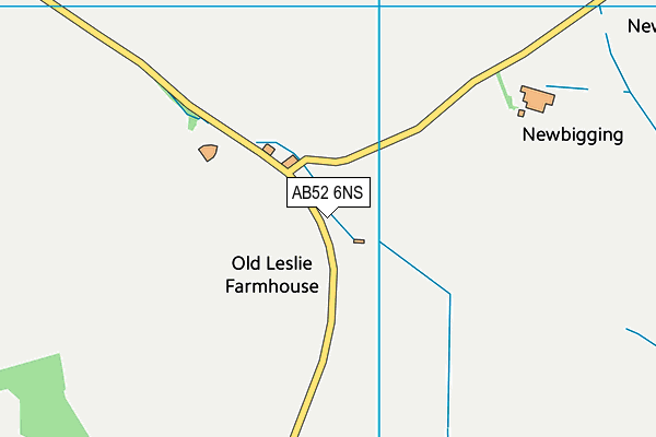 AB52 6NS map - OS VectorMap District (Ordnance Survey) AB52 6NS map - OS VectorMap District (Ordnance Survey)
