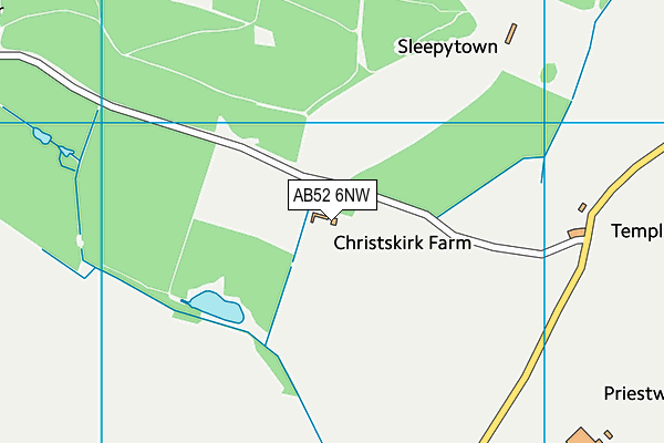 AB52 6NW map - OS VectorMap District (Ordnance Survey) AB52 6NW map - OS VectorMap District (Ordnance Survey)