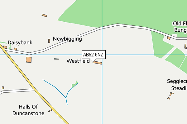 AB52 6NZ map - OS VectorMap District (Ordnance Survey) AB52 6NZ map - OS VectorMap District (Ordnance Survey)