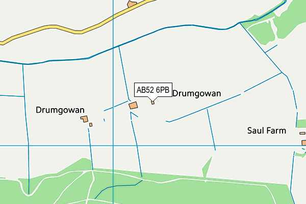 AB52 6PB map - OS VectorMap District (Ordnance Survey) AB52 6PB map - OS VectorMap District (Ordnance Survey)