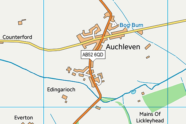 AB52 6QD map - OS VectorMap District (Ordnance Survey) AB52 6QD map - OS VectorMap District (Ordnance Survey)