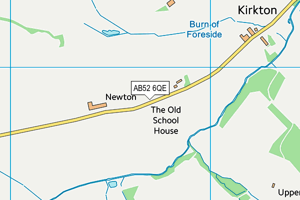 AB52 6QE map - OS VectorMap District (Ordnance Survey) AB52 6QE map - OS VectorMap District (Ordnance Survey)
