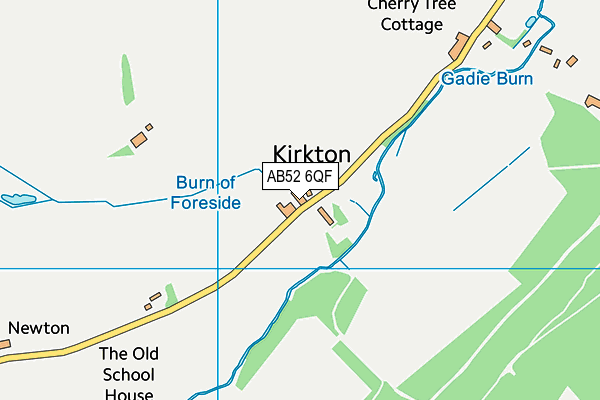 AB52 6QF map - OS VectorMap District (Ordnance Survey) AB52 6QF map - OS VectorMap District (Ordnance Survey)