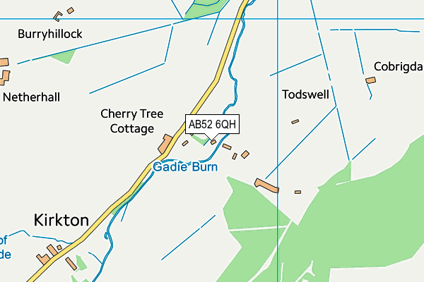 AB52 6QH map - OS VectorMap District (Ordnance Survey) AB52 6QH map - OS VectorMap District (Ordnance Survey)
