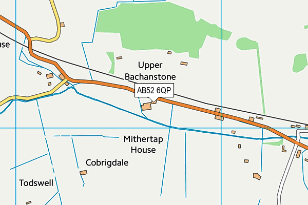 AB52 6QP map - OS VectorMap District (Ordnance Survey) AB52 6QP map - OS VectorMap District (Ordnance Survey)