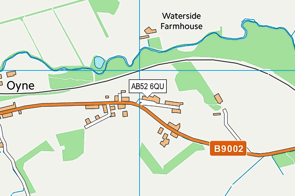 AB52 6QU map - OS VectorMap District (Ordnance Survey) AB52 6QU map - OS VectorMap District (Ordnance Survey)
