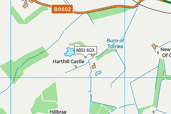 AB52 6QX map - OS VectorMap District (Ordnance Survey) AB52 6QX map - OS VectorMap District (Ordnance Survey)