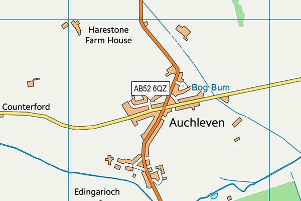 AB52 6QZ map - OS VectorMap District (Ordnance Survey) AB52 6QZ map - OS VectorMap District (Ordnance Survey)