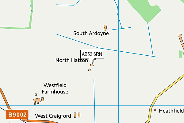 AB52 6RN map - OS VectorMap District (Ordnance Survey) AB52 6RN map - OS VectorMap District (Ordnance Survey)