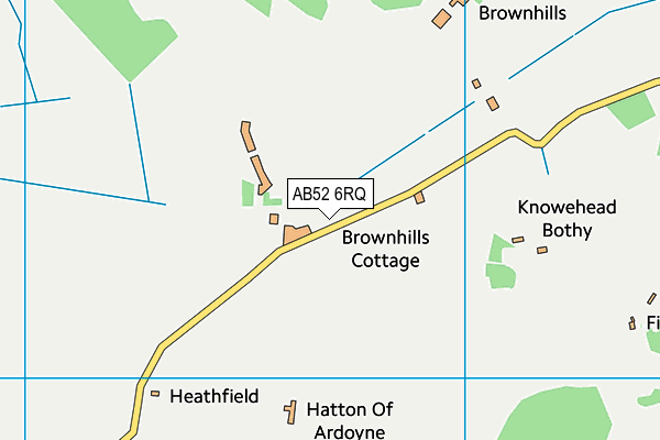 AB52 6RQ map - OS VectorMap District (Ordnance Survey) AB52 6RQ map - OS VectorMap District (Ordnance Survey)