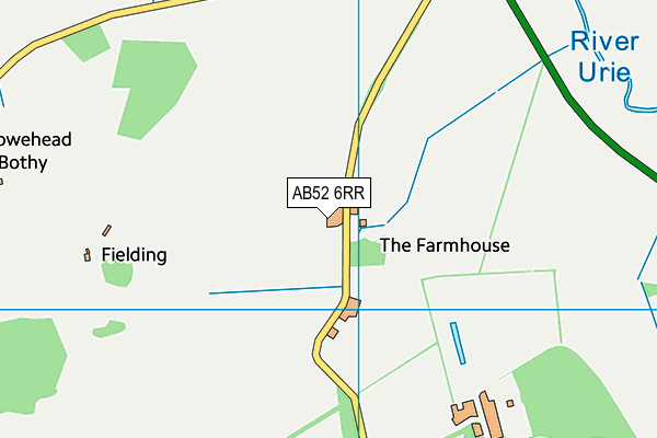 AB52 6RR map - OS VectorMap District (Ordnance Survey) AB52 6RR map - OS VectorMap District (Ordnance Survey)