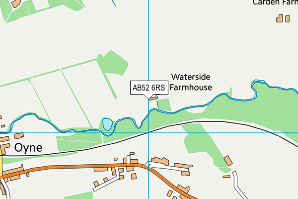AB52 6RS map - OS VectorMap District (Ordnance Survey)