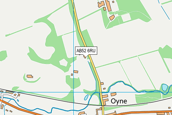 AB52 6RU map - OS VectorMap District (Ordnance Survey)
