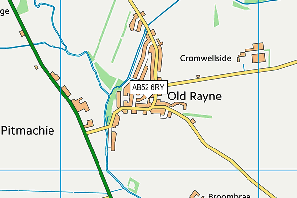 AB52 6RY map - OS VectorMap District (Ordnance Survey) AB52 6RY map - OS VectorMap District (Ordnance Survey)