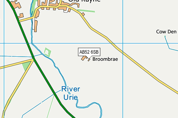 AB52 6SB map - OS VectorMap District (Ordnance Survey) AB52 6SB map - OS VectorMap District (Ordnance Survey)