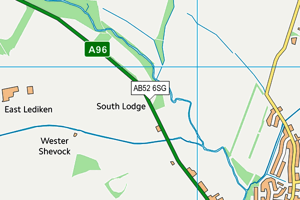 AB52 6SG map - OS VectorMap District (Ordnance Survey) AB52 6SG map - OS VectorMap District (Ordnance Survey)