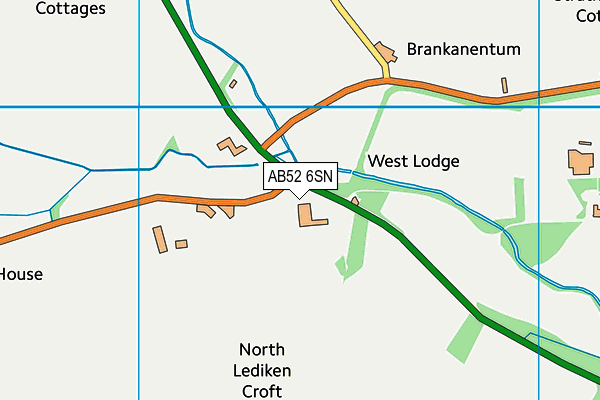 AB52 6SN map - OS VectorMap District (Ordnance Survey) AB52 6SN map - OS VectorMap District (Ordnance Survey)