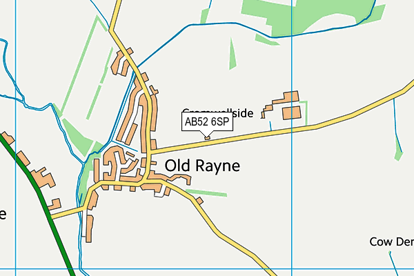 AB52 6SP map - OS VectorMap District (Ordnance Survey)