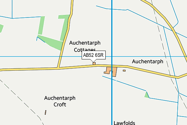 AB52 6SR map - OS VectorMap District (Ordnance Survey) AB52 6SR map - OS VectorMap District (Ordnance Survey)