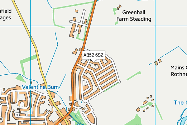 AB52 6SZ map - OS VectorMap District (Ordnance Survey) AB52 6SZ map - OS VectorMap District (Ordnance Survey)