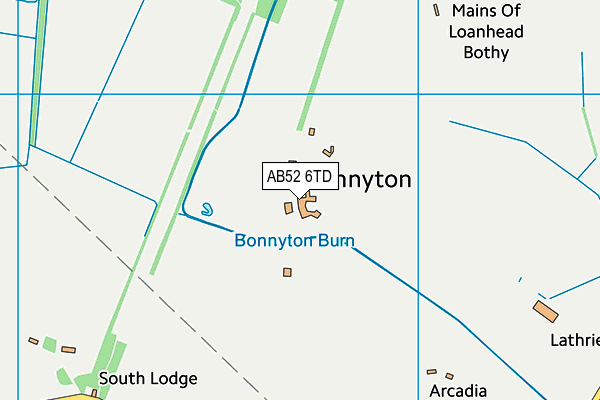 AB52 6TD map - OS VectorMap District (Ordnance Survey) AB52 6TD map - OS VectorMap District (Ordnance Survey)