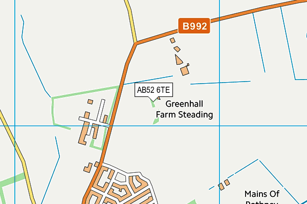AB52 6TE map - OS VectorMap District (Ordnance Survey) AB52 6TE map - OS VectorMap District (Ordnance Survey)